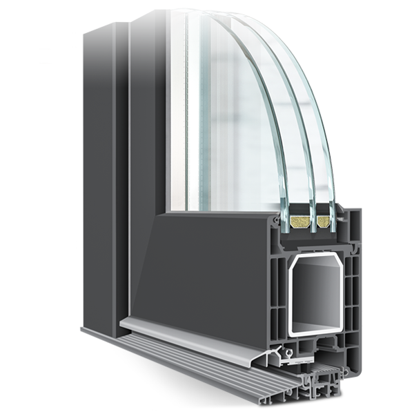 Deceuninck 76 PVC durvis